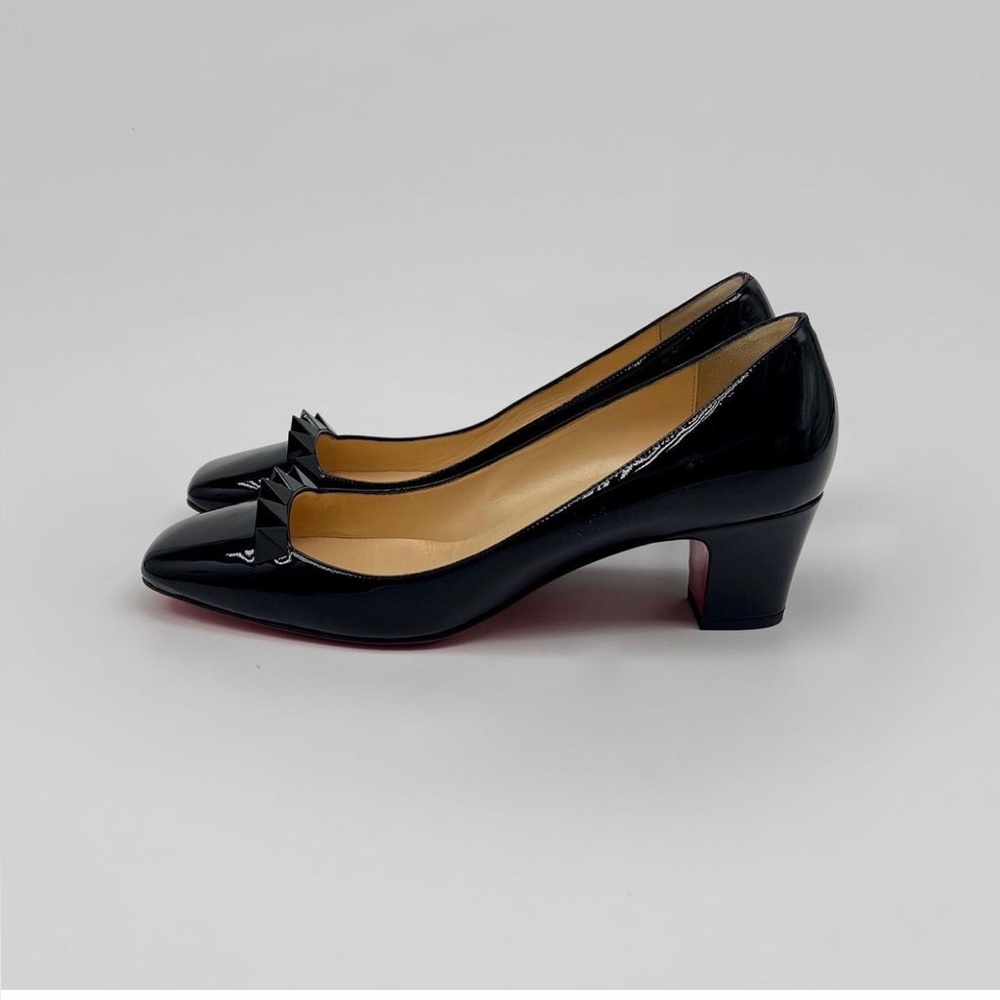 NEW Christian Louboutin Black Patent Heels